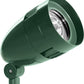 RAB HBLED18NVG/D10 18W LED Bullet Floodlight, 4000K (Neutral), No Photocell, 1464 Lumens, 82 CRI, 120-277V, 5H x 5V Beam Distribution, Dimmable Operation, Not DLC Listed, Verde Green Finish