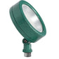 RAB LES13YVG 13W LESLIE LED Economy Bullet Flood Light, 3000K (Warm), 1045 Lumens, 83 CRI, 120V, 6H x 6V Beam Distribution, Verde Green Finish
