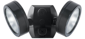 RAB LES2X13 2x13W LESLIE LED Economy Bullet Flood Light, 5000K (Cool), 2338 Lumens, 83 CRI, 120V, 6H x 6V Beam Distribution, Bronze Finish