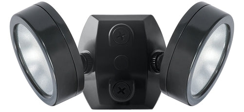 RAB LES2X13N 2x13W LESLIE LED Economy Bullet Flood Light, 4000K (Neutral), 2276 Lumens, 83 CRI, 120V, 6H x 6V Beam Distribution, Bronze Finish