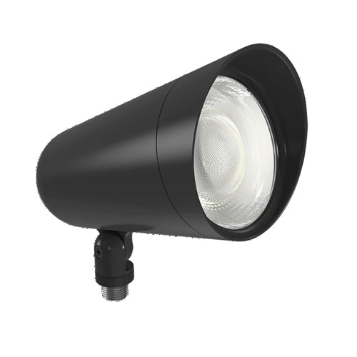 RAB LF34L 33W Field-Adjustable Floodlight LED, CCT Selectable 2700/3000/3500/4000/5000K, Knuckle Arm Mount, Bronze Finish