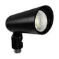 RAB LF34SB 8W Field-Adjustable Floodlight LED, CCT Selectable 2700/3000/3500/4000/5000K, Knuckle Arm Mount, Bronze Finish