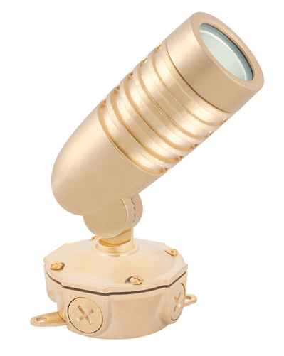 RAB LFLED5MBR 5W Marine-Listed LED Floodlight, 5000K (Cool), Brass Finish
