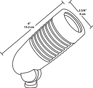 RAB LFLED5NA 5W LED Floodlight, 4000K (Neutral), Bronze Finish