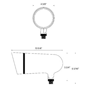 RAB LFXLW 48W Field-Adjustable Beam Angles Floodlight, 181-4279 Lumens, Adjustable Color Temperature 2700-5000K Tunable White, Flood/Spot/Narrow Spot Adjustable Beam, White
