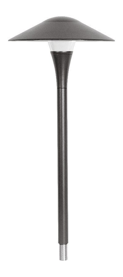 RAB LL1LED6LVYYB 6W LED Fern Pathway Light, 2700K (Residential Warm), 292 Lumens, 81 CRI, Pagoda 1 Tier, Black  Finish