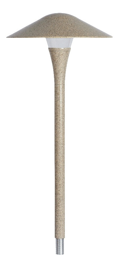 RAB LL1LED6LVYYD 6W LED Fern Pathway Light, 2700K (Residential Warm), 292 Lumens, 81 CRI, Pagoda 1 Tier, Sand  Finish