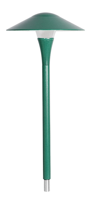 RAB LL1LED6LVYYVG 6W LED Fern Pathway Light, 2700K (Residential Warm), 292 Lumens, 81 CRI, Pagoda 1 Tier, Verde Green  Finish