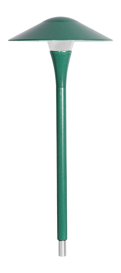 RAB LL1LED6LVYYVG 6W LED Fern Pathway Light, 2700K (Residential Warm), 292 Lumens, 81 CRI, Pagoda 1 Tier, Verde Green  Finish