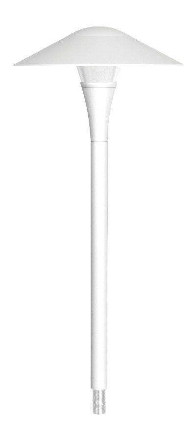 RAB LL1LED6LVYYW 6W LED Fern Pathway Light, 2700K (Residential Warm), 292 Lumens, 81 CRI, Pagoda 1 Tier, White  Finish