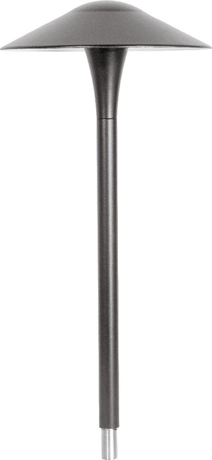 RAB LLFCLED6LVYYB 6W LED Fern Pathway Light, 2700K (Residential Warm), 252 Lumens, 81 CRI, Pagoda Full Cutoff, Black  Finish