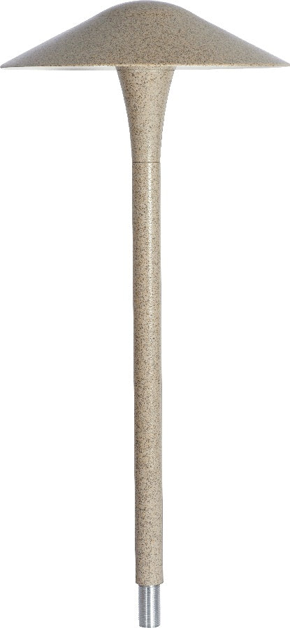 RAB LLFCLED6LVYYD 6W LED Fern Pathway Light, 2700K (Residential Warm), 252 Lumens, 81 CRI, Pagoda Full Cutoff, Sand  Finish