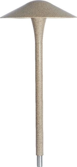 RAB LLFCLED6LVYYD 6W LED Fern Pathway Light, 2700K (Residential Warm), 252 Lumens, 81 CRI, Pagoda Full Cutoff, Sand  Finish