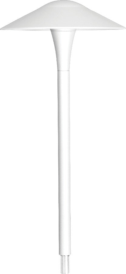 RAB LLFCLED6LVYYW 6W LED Fern Pathway Light, 2700K (Residential Warm), 252 Lumens, 81 CRI, Pagoda Full Cutoff, White  Finish