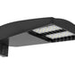 RAB LOT3T110/D10/UPA 110W LED LOTBLASTER Area Light, No Photocell, 5000K (Cool), 12807 Lumens, 120-277V, Type III Distribution, Dimmable, Universal Pole Adaptor, Bronze Finish