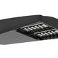 RAB LOT3T65Y/D10/HS 65W LED LOTBLASTER Area Light, No Photocell, 3000K (Warm), 4701 Lumens, 120-277V, Type III Distribution, Dimmable, House Side Shield, Bronze Finish