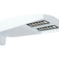 RAB LOT3T65YW/D10/UPA/HS 65W LED LOTBLASTER Area Light, No Photocell, 3000K (Warm), 6719 Lumens, 120-277V, Type III Distribution, Dimmable, Universal Pole Adaptor w/ House Side Shield, White Finish