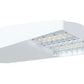 RAB LOT4T65YW/D10/WS4 65W LED LOTBLASTER Area Light, Multi-Level Motion Sensor, 3000K (Warm), 6300 Lumens, 71 CRI, 120-277V, Type IV Distribution, Dimmable, Standard, White Finish