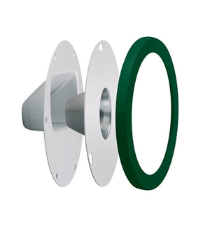 RAB LRFGNLEDG Lens/Reflector Kit, Clear Lens, Compatible with Gooseneck Fixture,  Hunter Green Finish