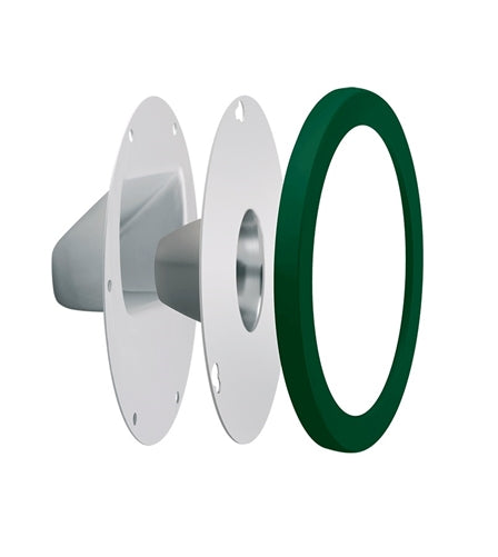RAB LRFGNLEDG Lens/Reflector Kit, Clear Lens, Compatible with Gooseneck Fixture,  Hunter Green Finish