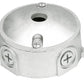 Rab LRT5 Round Boxes With 1/2" Covers, 1 Hole , 1/2" Hole Size, Natural Finish
