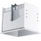 RAB MD1RTW 1 Fixture Head Recessed Remodeler Housing, 90 CRI, 1/2" Trim Style, White Finish