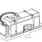 RAB MD3NTLW 3 Fixture Heads Recessed New Construction Mounting Frame and Housing, 90 CRI, Trimless Style, White Finish