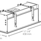 RAB MD3RTB 3 Fixture Heads Recessed Remodeler Housing, 90 CRI, 1/2" Trim Style, Black Finish