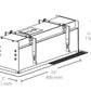 RAB MD3RTLB 3 Fixture Heads Recessed Remodeler Housing, 90 CRI, Trimless Style, Black Finish