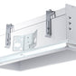 RAB MD4NTW 4 Fixture Heads Recessed New Construction Mounting Frame and Housing, 90 CRI, 1/2" Trim Style, White Finish