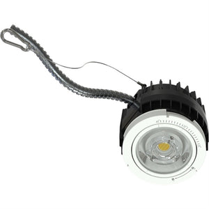 RAB ND22-20 20/16/12W Field Adjustable Downlight, 1,800/1,500/1,150 Lumens, 90 CRI, 120-277V, Adjustable 25 Degrees to 45 Degrees Beam Angle