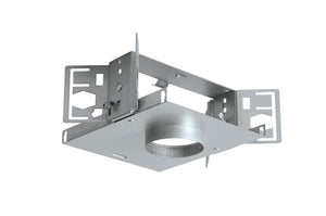 RAB ND2T 2" New Construction Rough-in for Use with RDLED2 Trims, 1/2" Trim, TRIAC Compatible, DLC Listed, Natural Finish