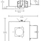 RAB NDICLED3R-25LYN-TL 25W 3" LED New Construction Round Housing, 3500K (Warm Neutral), 80 CRI, 120-277V, Accepts Trimless Cones, Lutron Dimming, 