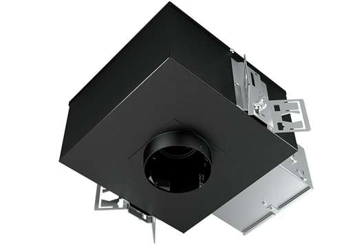 RAB NDICLED3R-25LYY-TL-CP 25W 3" LED New Construction Round Housing, 2700K (Residential Warm), 80 CRI, 120-277V, Accepts Trimless Cones, Lutron Dimming, Chicago Plenum Rated