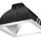 RAB NDLED4S-50YY-S-S 4" New Construction Square Trim Module, 2700K, 90 CRI, 50 Degree Beam Spread, Specular Silver Cone Silver Trim