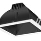 RAB NDLED4S-WY-B-W 4" New Construction Square Trim Module, 3000K (Warm), 90 CRI, Wall Washer, Black Cone White Trim