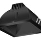 RAB NDLED4S-WYN-B-B 4" New Construction Square Trim Module, 3500K, 90 CRI, Wall Washer, Black Cone Black Trim
