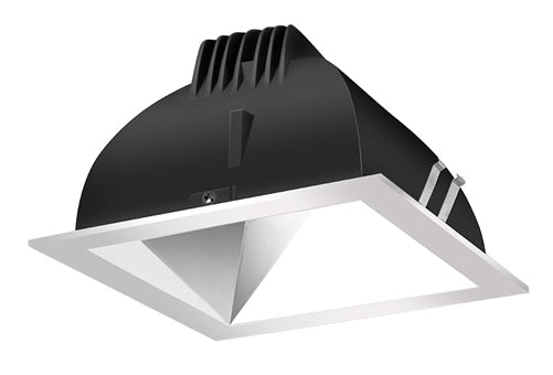 RAB NDLED4S-WYN-S-S 4" New Construction Square Trim Module, 3500K, 90 CRI, Wall Washer, Specular Silver Cone Silver Trim