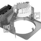 RAB NDLED7R38YNHC/LC 38W 7" New Construction Round Rough-In, 3500K (Warm Neutral), 92 CRI, 120-277V, Replaces 50 Watt Metal Halide and 32 Watt CFL