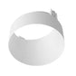 RAB NDTRIM3R40A-W-TL 3" New Construction Round Trimless Module, 40 Degree Adjustable, White Finish