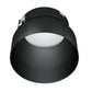 RAB NDTRIM3R50-B-TL 3" New Construction Round Trimless Module, 50 Degree Downlight, Black Finish