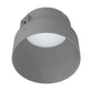 RAB NDTRIM3R80-M-TL 3" New Construction Round Trimless Module, 80 Degree Downlight, Matte Silver Finish