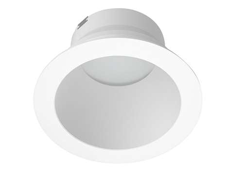RAB NDTRIM3R80-W 3" New Construction Round Trimmed Module, 80 Degree Downlight, White Finish
