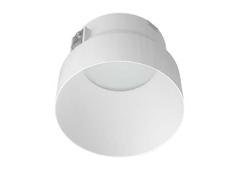 RAB NDTRIM3R80-W-TL 3" New Construction Round Trimless Module, 80 Degree Downlight, White Finish