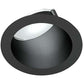 RAB NDTRIM3RW-B 3" New Construction Round Trimmed Module, Wall Washer, Black Finish