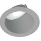 RAB NDTRIM3RW-M 3" New Construction Round Trimmed Module, Wall Washer, Matte Silver Finish