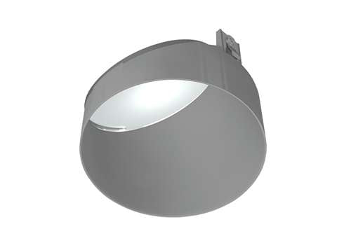 RAB NDTRIM3RW-M-TL 3" New Construction Round Trimless Module, Wall Washer, Matte Silver Finish