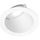 RAB NDTRIM3RW-W 3" New Construction Round Trimmed Module, Wall Washer, White Finish