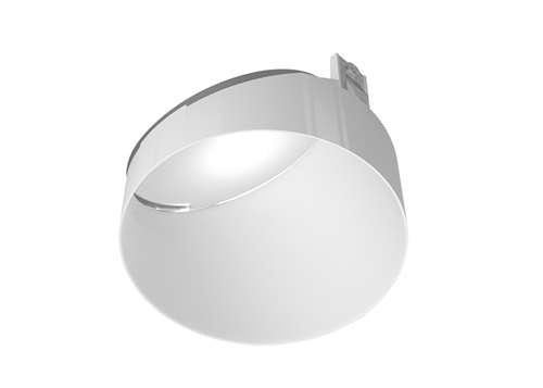 RAB NDTRIM3RW-W-TL 3" New Construction Round Trimless Module, Wall Washer, White Finish