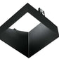 RAB NDTRIM3S40A-B-TL 3" New Construction Square Trimless Module, 40° Adjustable, Black Finish